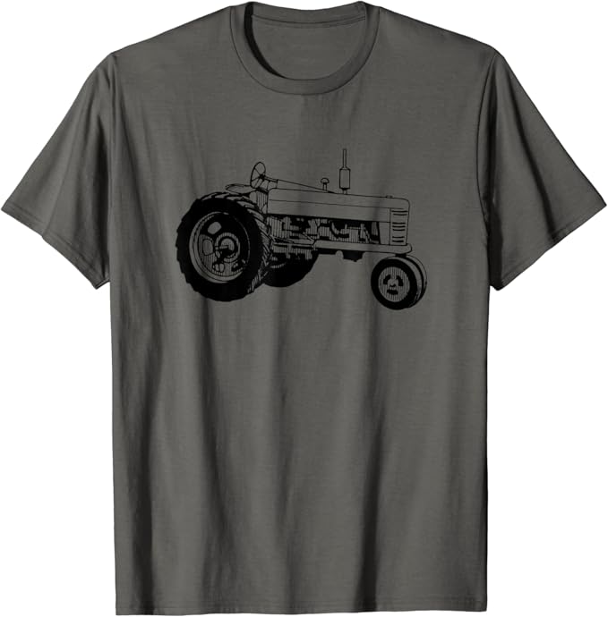 Vintage Tractor TShirt Clothing, Shoes & Jewelry
